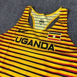 Nike Pro Elite‎ 2022 Uganda Running Singlet CI8141-728 Womens Size M Made In USA